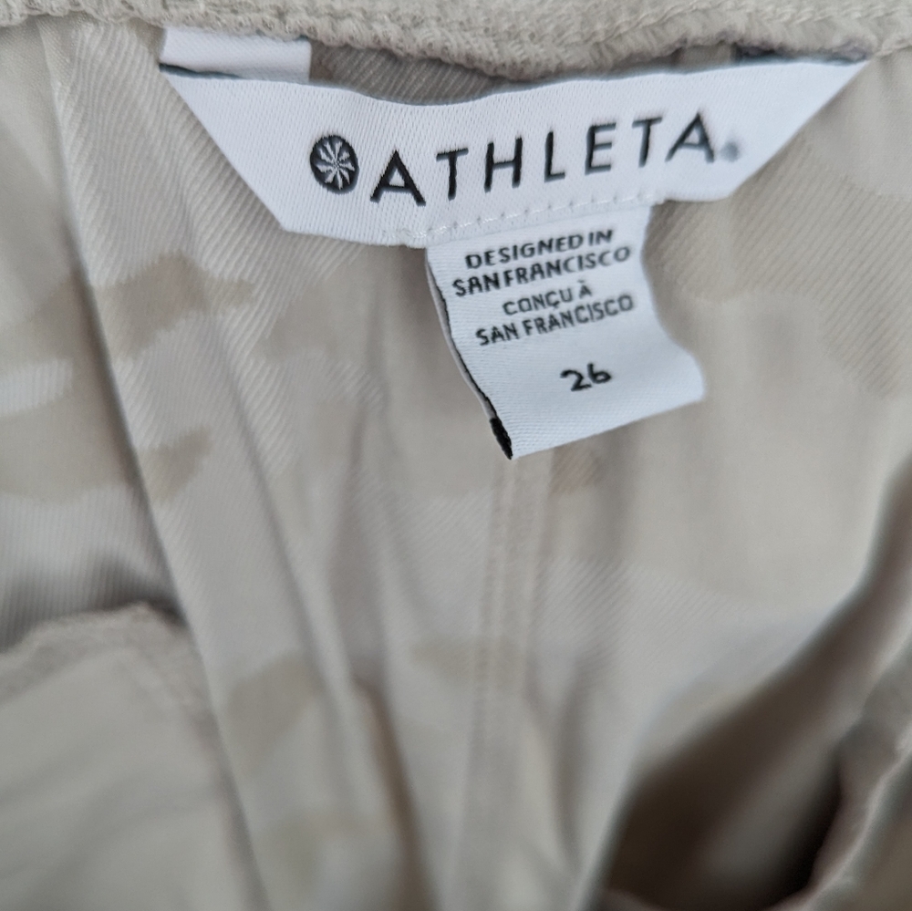 Athleta | NWT Brooklyn Camo Joggers Beige Pants - Picture 5 of 10